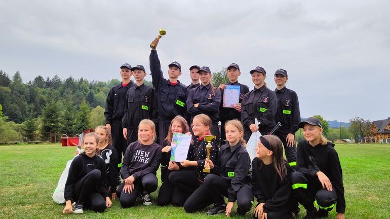 Młodzieżowa Drużyna Pożarnicza w Maniowach