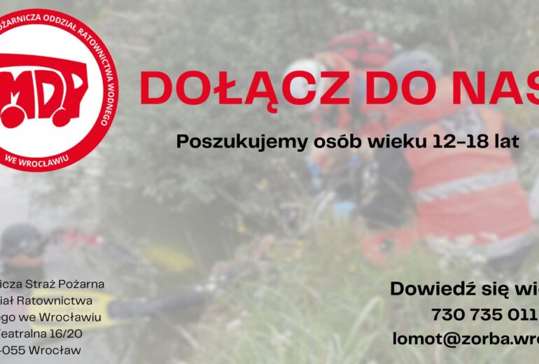 Młodzieżowa Drużyna Pożarnicza Oddział Ratownictwa Wodnego we Wrocławiu