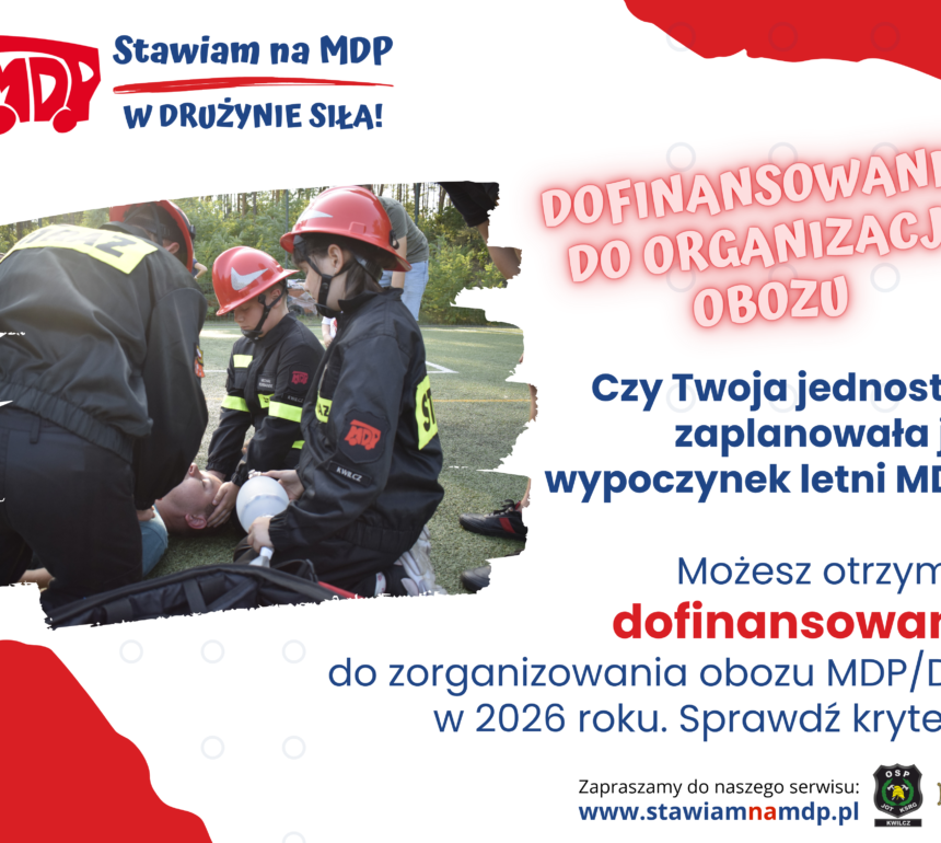 Dofinansowanie do organizacji obozu MDP/DDP w 2026 r.