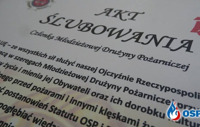 Młodzieżowa Drużyna Pożarnicza w Bininie
